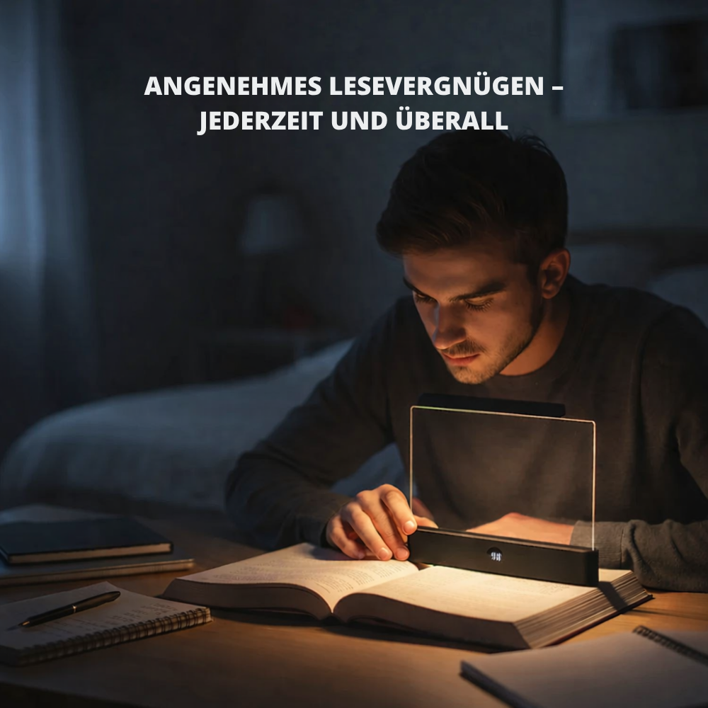 LightBook™ Pro | Praktisches Leselicht für entspanntes Lesen am Abend