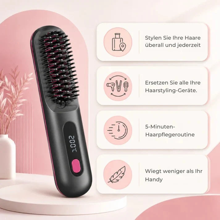HeatBrush™ | Salonweiches Haar – jederzeit und überall