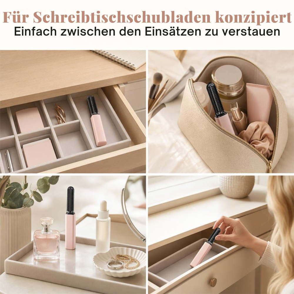 MiniStyle™ | Kompakter Heizkamm für schnelles Auffrischen des Ponyhaars