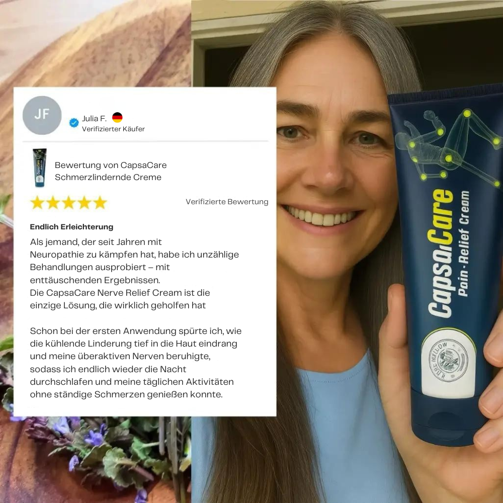 CapsaCare™ | Lindert brennende und stechende Nervenschmerzen