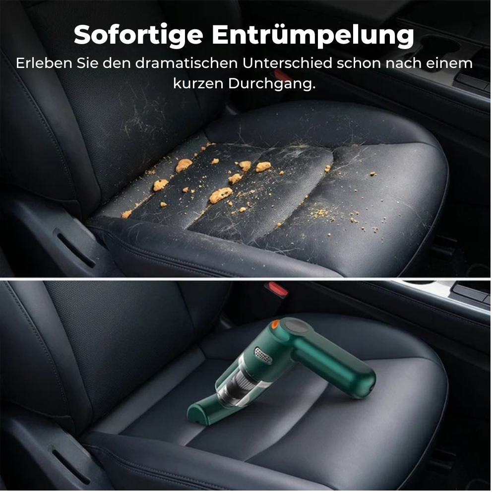AutoVac™ Pro | Kompakter Autosauger für schnelle Reinigung überall