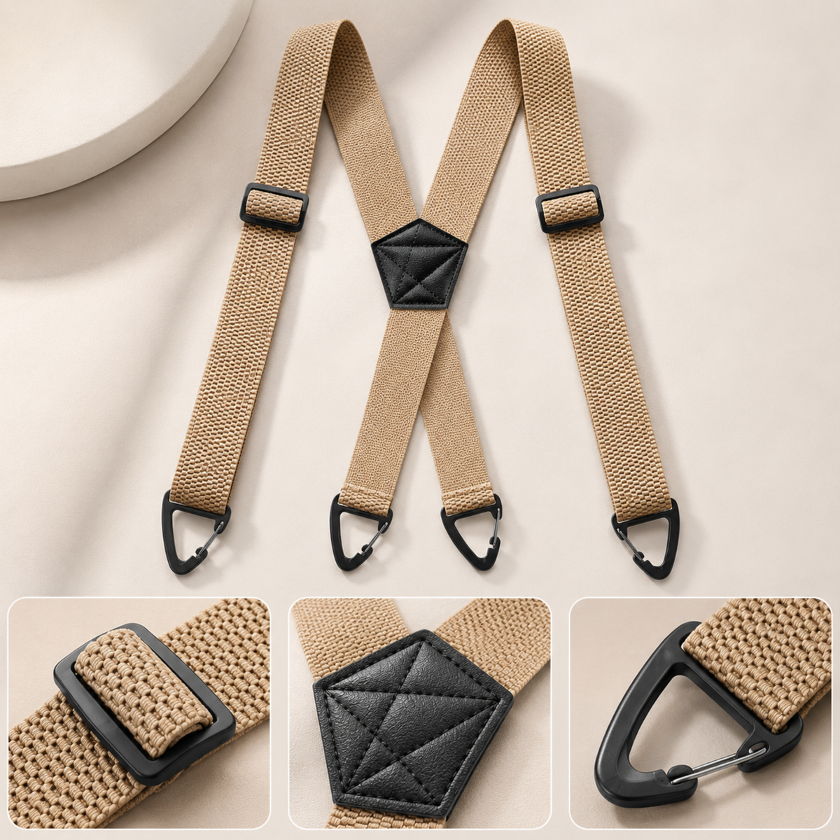 GripSuspenders™ | Hält Ihre Hose sicher und bequem ohne engen Gürtel