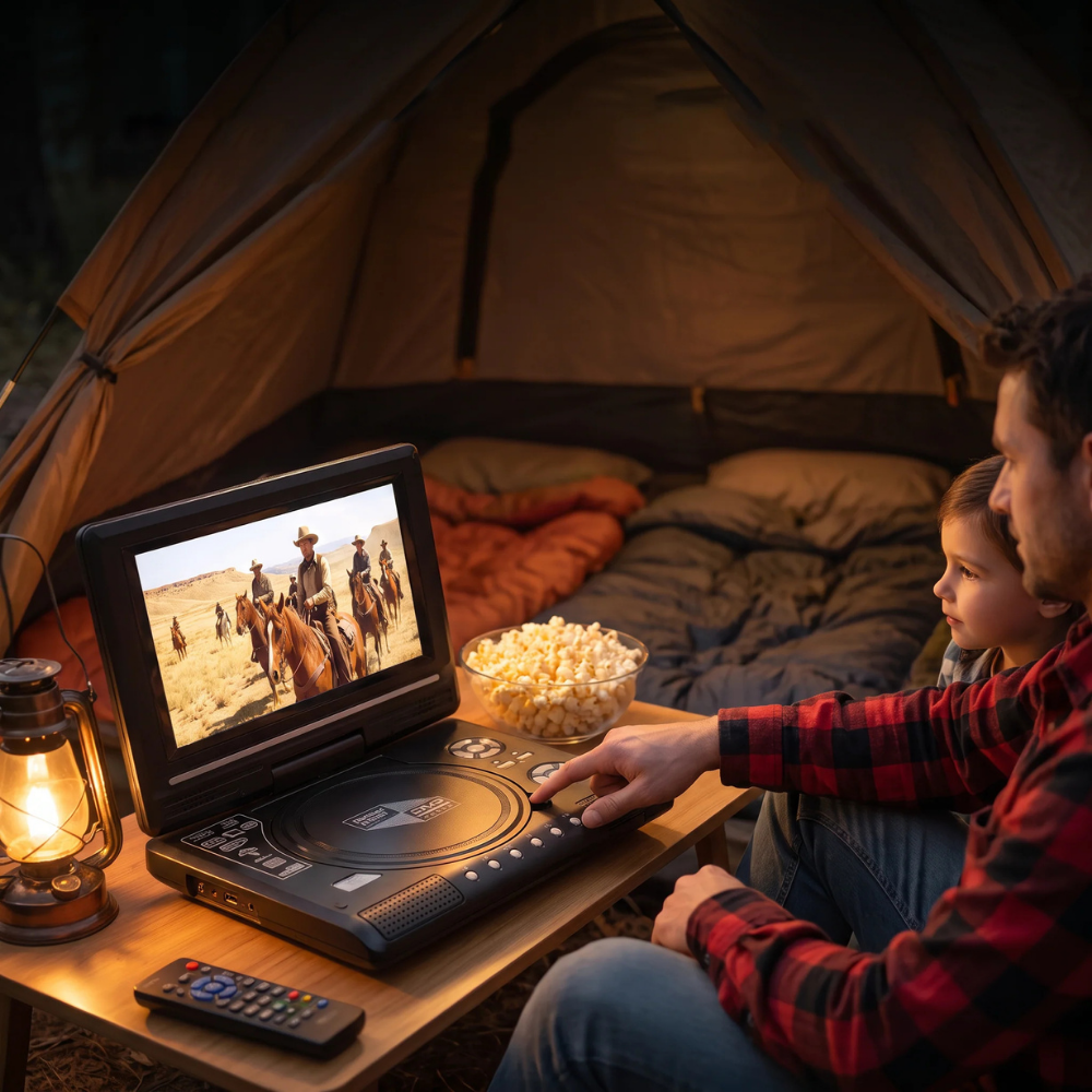 CineGo™ | Tragbarer Filmplayer für entspannte Bildschirmzeit unterwegs