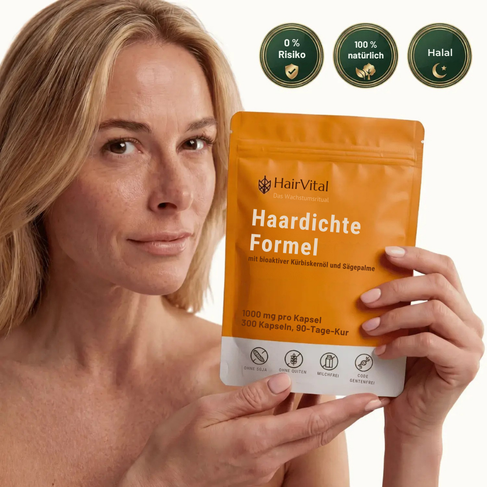 HairVital™ | Stärken Sie Ihr Haar von innen für sichtbar mehr Fülle