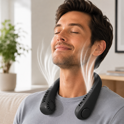 NeckBreeze™ | Halte dich kühl – ohne einen Ventilator in der Hand zu halten