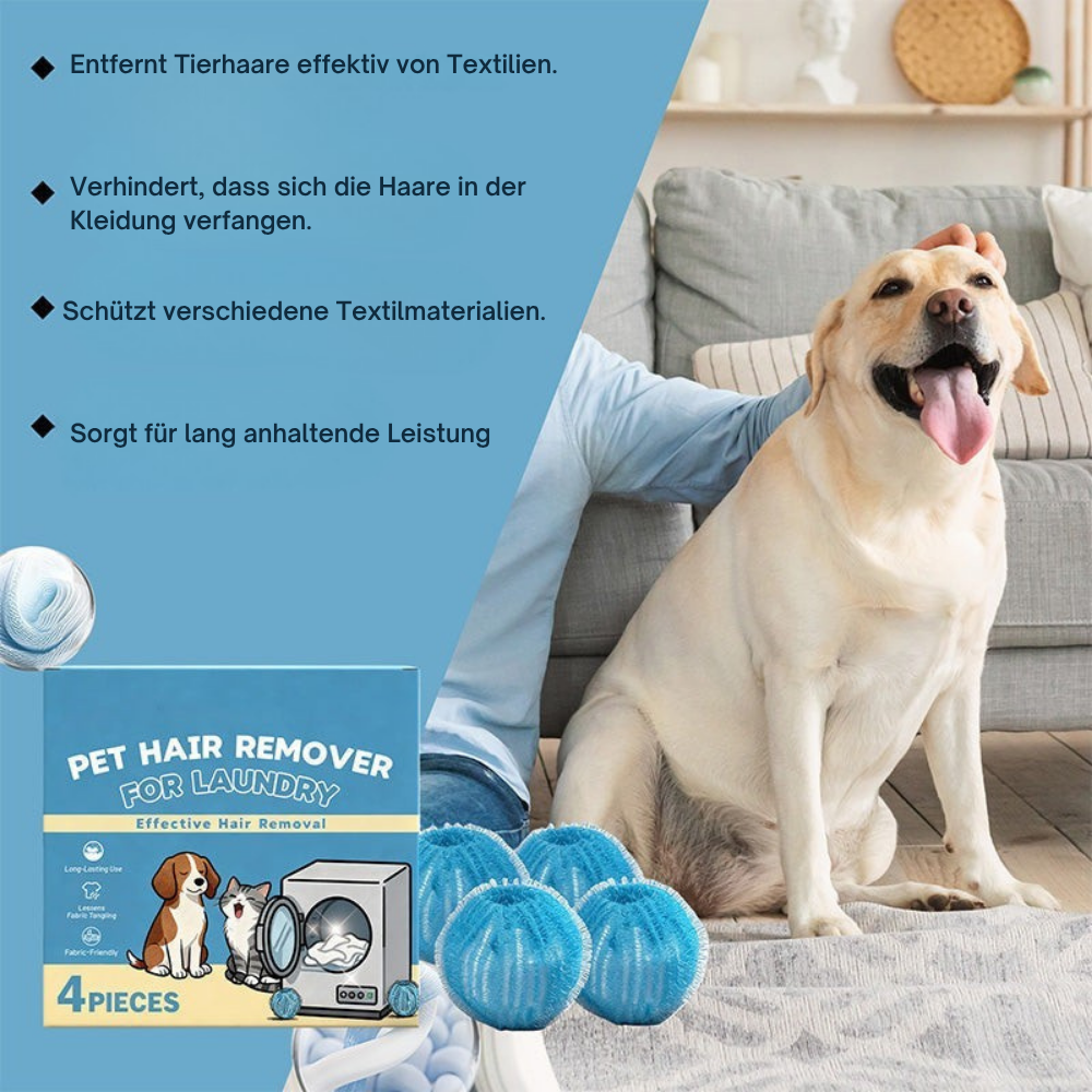 FurCatch™ | Weniger Tierhaare auf frisch gewaschener Kleidung