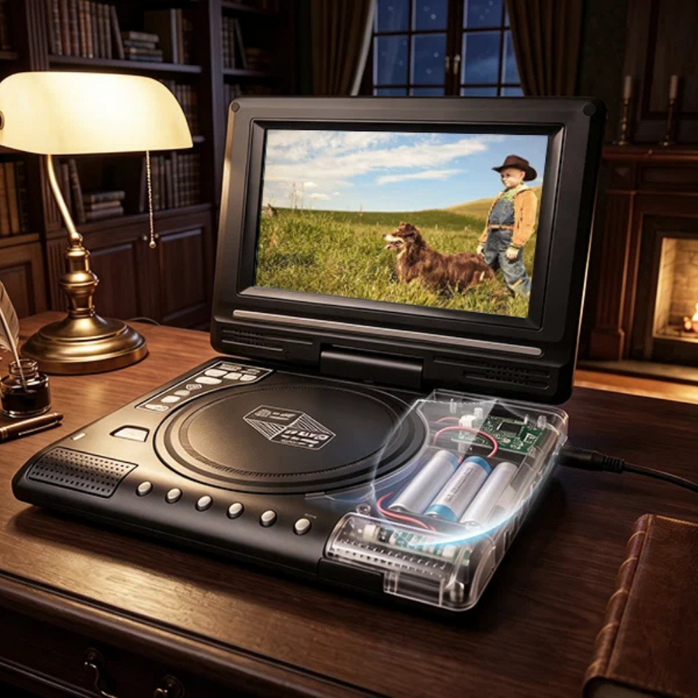 CineGo™ | Tragbarer Filmplayer für entspannte Bildschirmzeit unterwegs