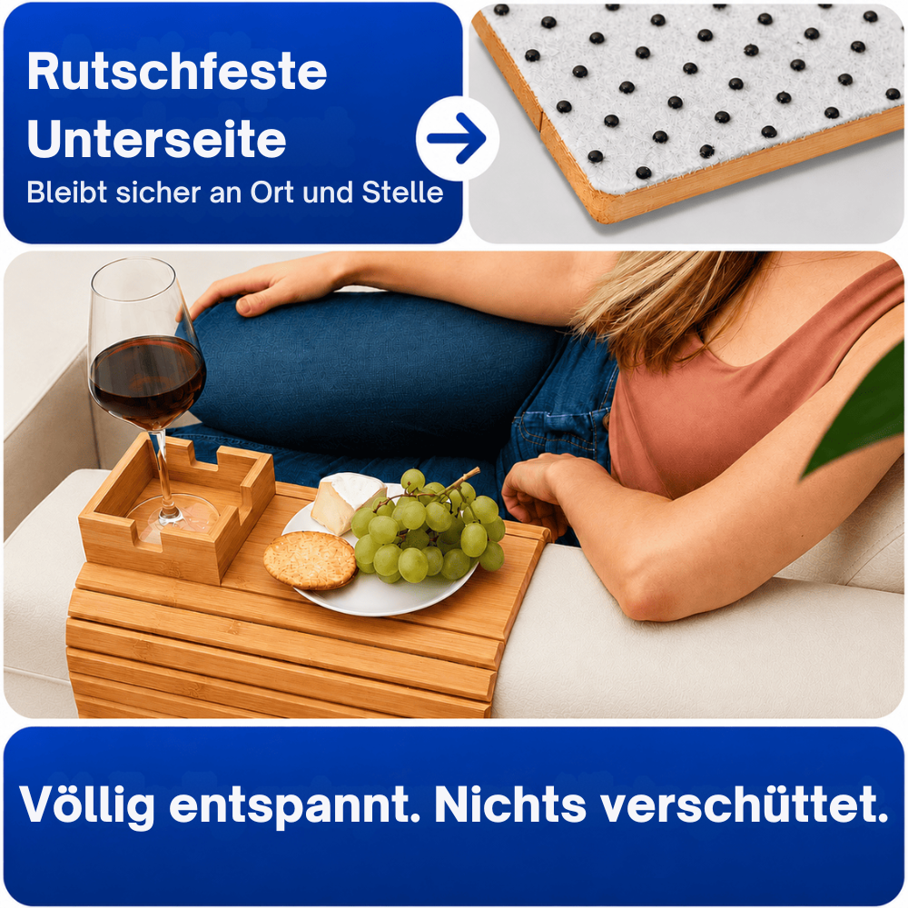 SofaTable™ | Mehr Komfort und alles Wichtige griffbereit