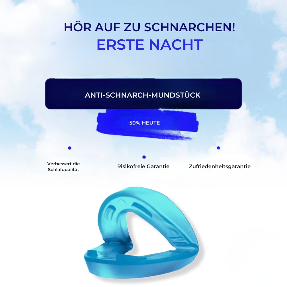 SnarchStop™ | Ruhe im Schlafzimmer und erfrischt aufwachen