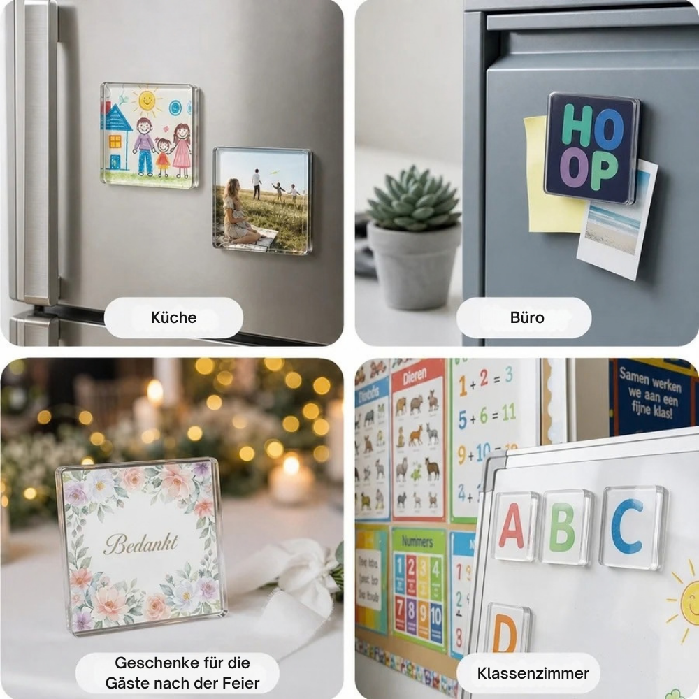MemoryMagnets™ | Machen Sie Erinnerungen jeden Tag sichtbar