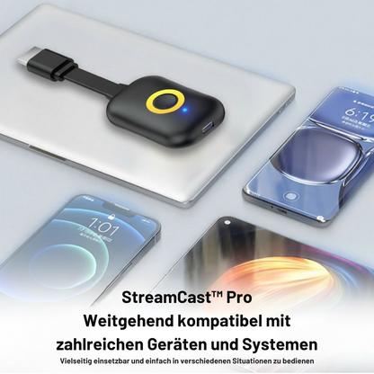 StreamCast™ Pro | Großes Bildschirm-Erlebnis ganz ohne WLAN oder Aufwand