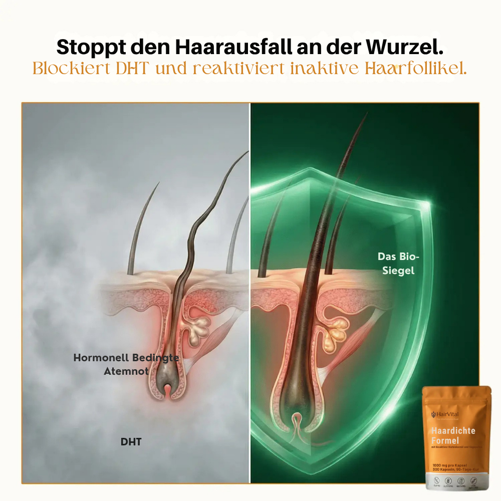 HairVital™ | Stärken Sie Ihr Haar von innen für sichtbar mehr Fülle