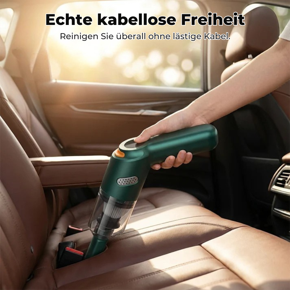 AutoVac™ Pro | Kompakter Autosauger für schnelle Reinigung überall