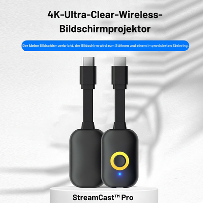 StreamCast™ Pro | Großes Bildschirm-Erlebnis ganz ohne WLAN oder Aufwand