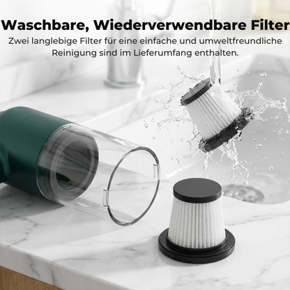 AutoVac™ Pro | Kompakter Autosauger für schnelle Reinigung überall