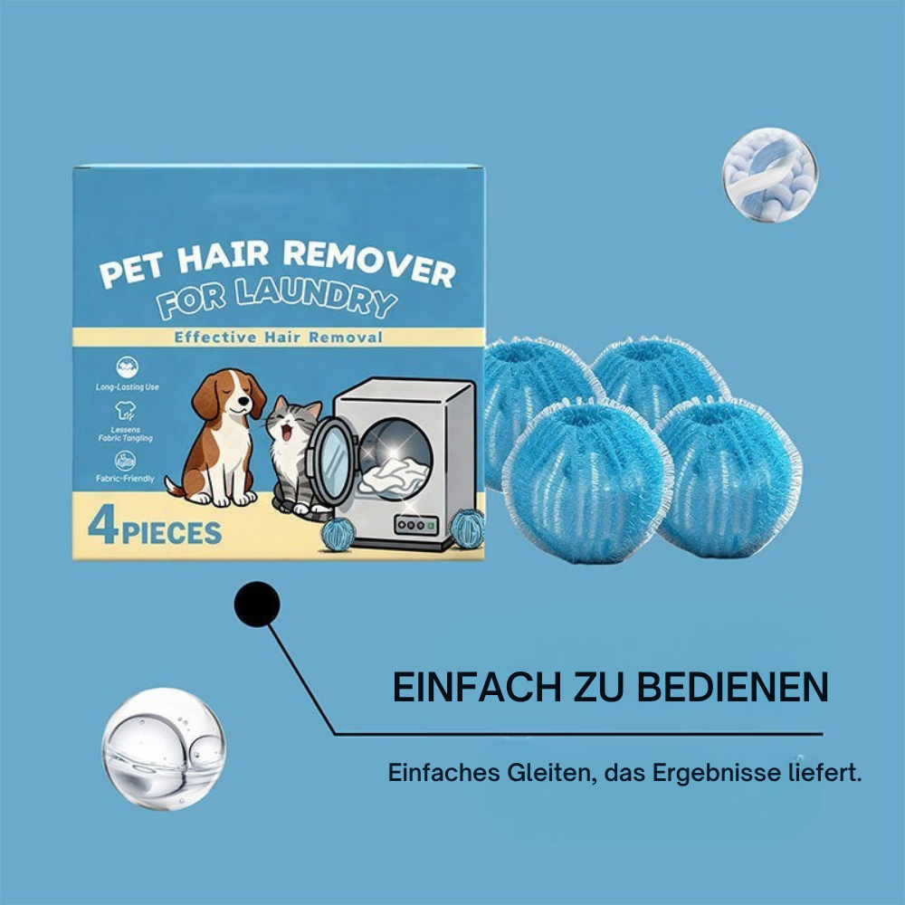 FurCatch™ | Weniger Tierhaare auf frisch gewaschener Kleidung