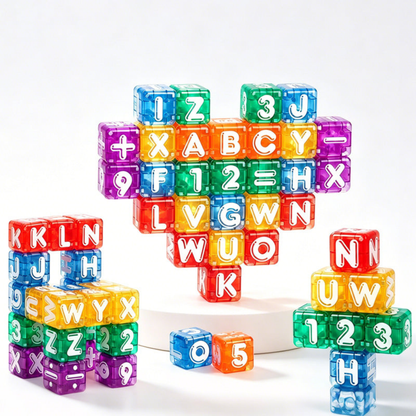 SmartBlocks™ | Magnetischer Baukasten mit Buchstaben, Zahlen und Fantasie