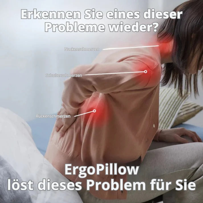 ErgoPillow™ | Gib dem Nacken die Unterstützung, die er jede Nacht vermisst hat