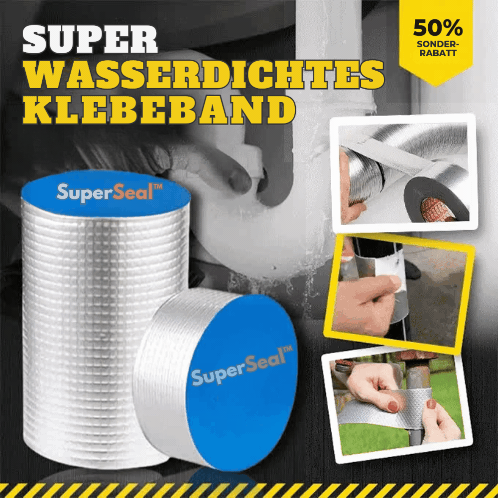 SuperSeal™ | Wasserdichte Reparaturband für schnelle, starke Abdichtungen