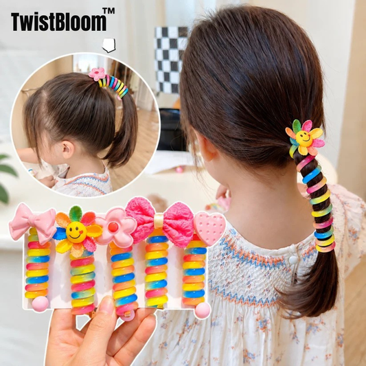 TwistBloom™ | Bunte Spiralen machen die Alltagsfrisur viel lustiger