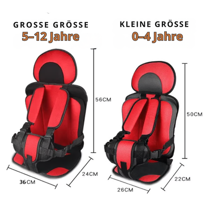 SafeRide™ | Kompakte Lösung für Reisen mit Kindern